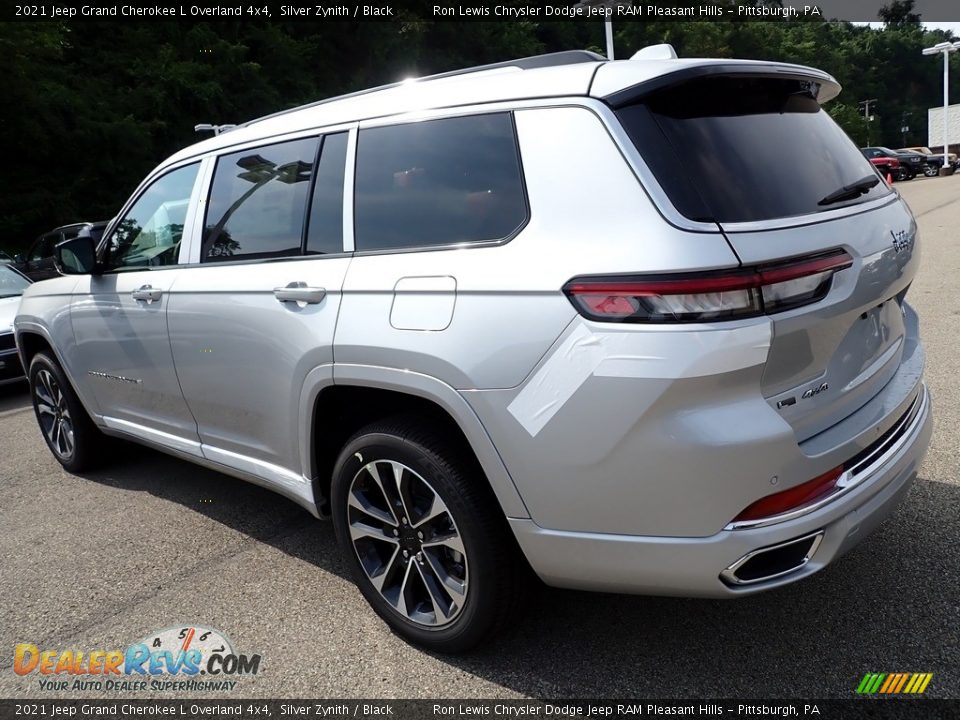 2021 Jeep Grand Cherokee L Overland 4x4 Silver Zynith / Black Photo #3