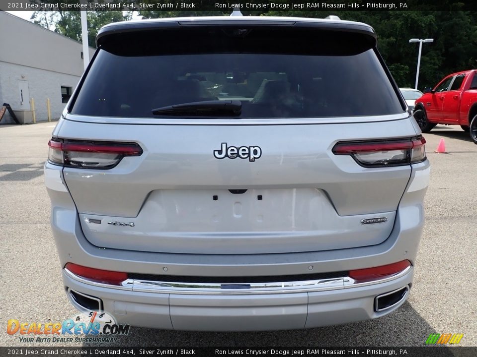 2021 Jeep Grand Cherokee L Overland 4x4 Silver Zynith / Black Photo #4