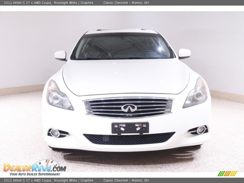 2011 Infiniti G 37 x AWD Coupe Moonlight White / Graphite Photo #2