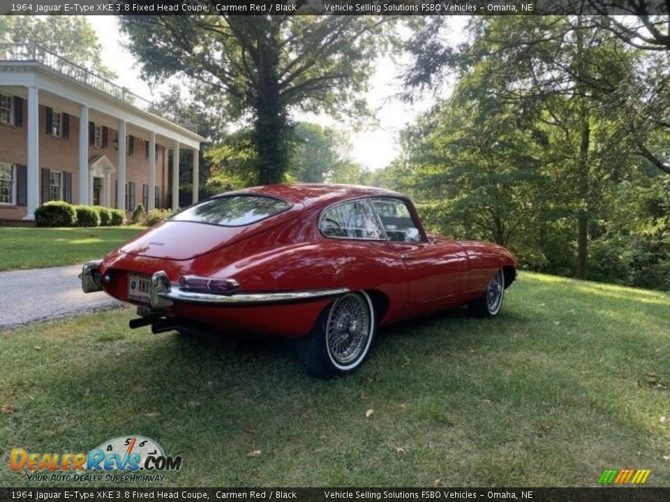 Carmen Red 1964 Jaguar E-Type XKE 3.8 Fixed Head Coupe Photo #10