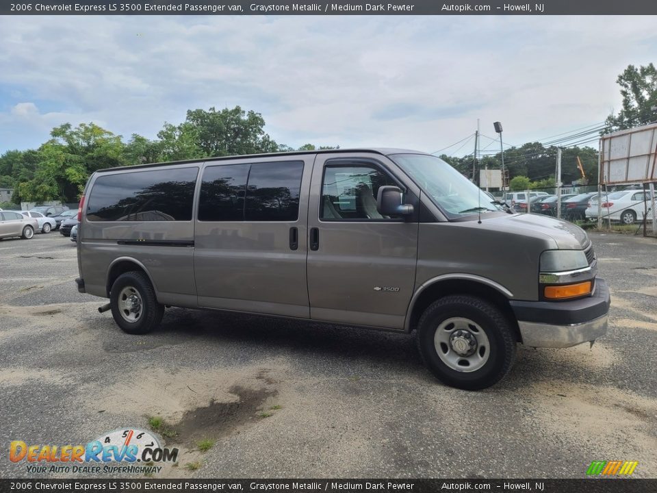 2006 Chevrolet Express LS 3500 Extended Passenger van Graystone Metallic / Medium Dark Pewter Photo #2