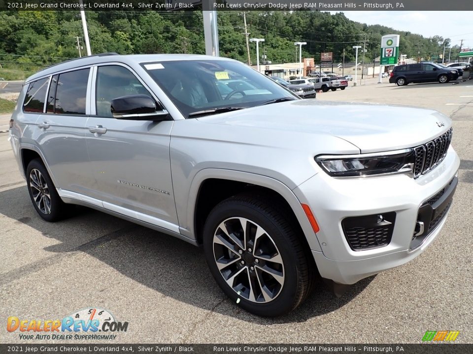 2021 Jeep Grand Cherokee L Overland 4x4 Silver Zynith / Black Photo #8