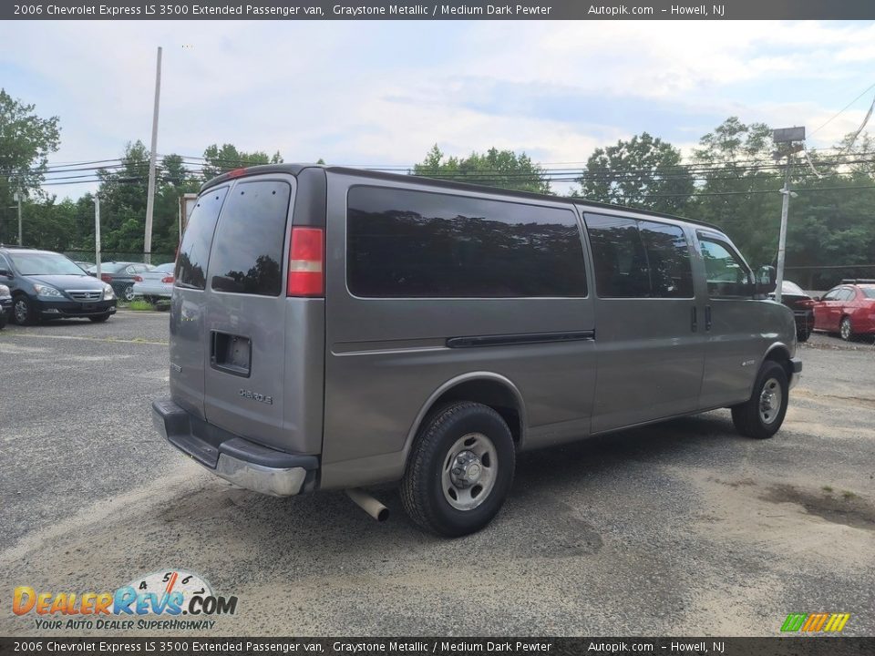 2006 Chevrolet Express LS 3500 Extended Passenger van Graystone Metallic / Medium Dark Pewter Photo #4