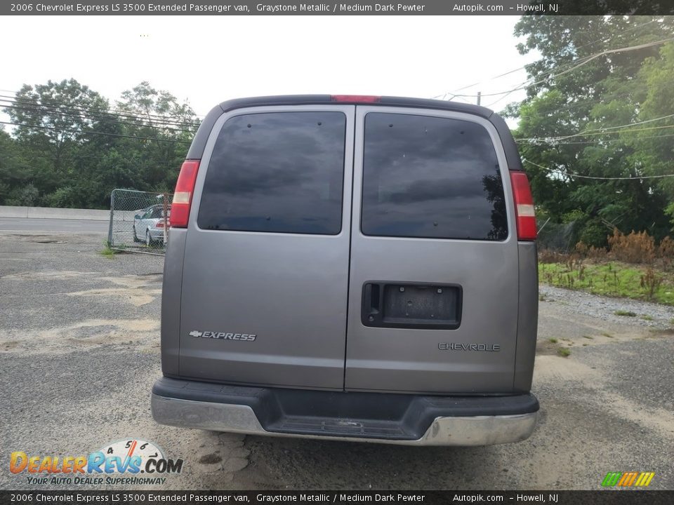 2006 Chevrolet Express LS 3500 Extended Passenger van Graystone Metallic / Medium Dark Pewter Photo #5