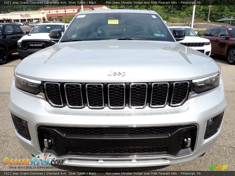 2021 Jeep Grand Cherokee L Overland 4x4 Silver Zynith / Black Photo #9