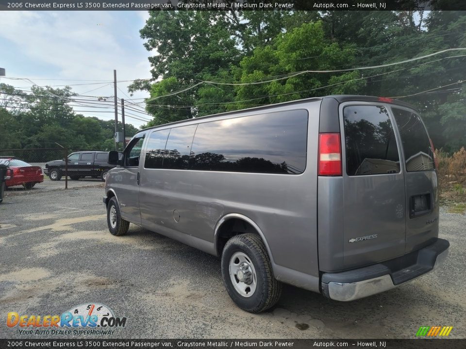 2006 Chevrolet Express LS 3500 Extended Passenger van Graystone Metallic / Medium Dark Pewter Photo #6