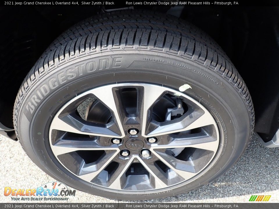 2021 Jeep Grand Cherokee L Overland 4x4 Silver Zynith / Black Photo #10