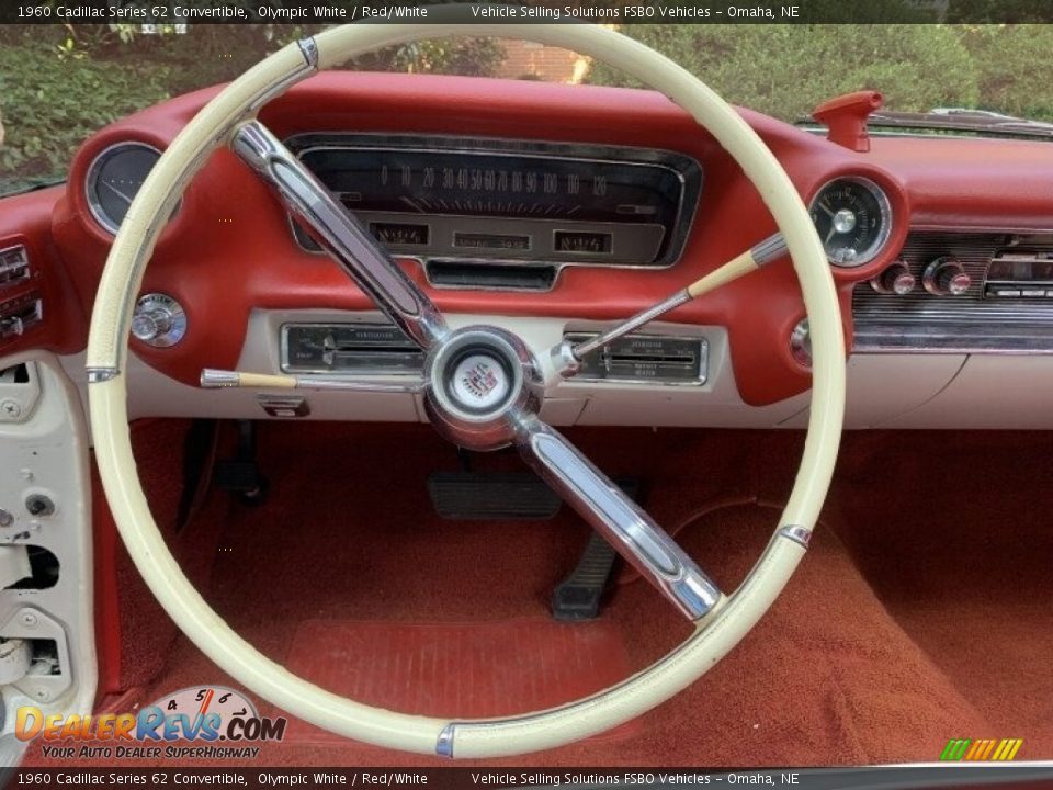 1960 Cadillac Series 62 Convertible Steering Wheel Photo #4