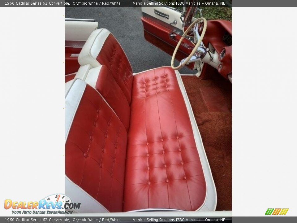 Front Seat of 1960 Cadillac Series 62 Convertible Photo #5