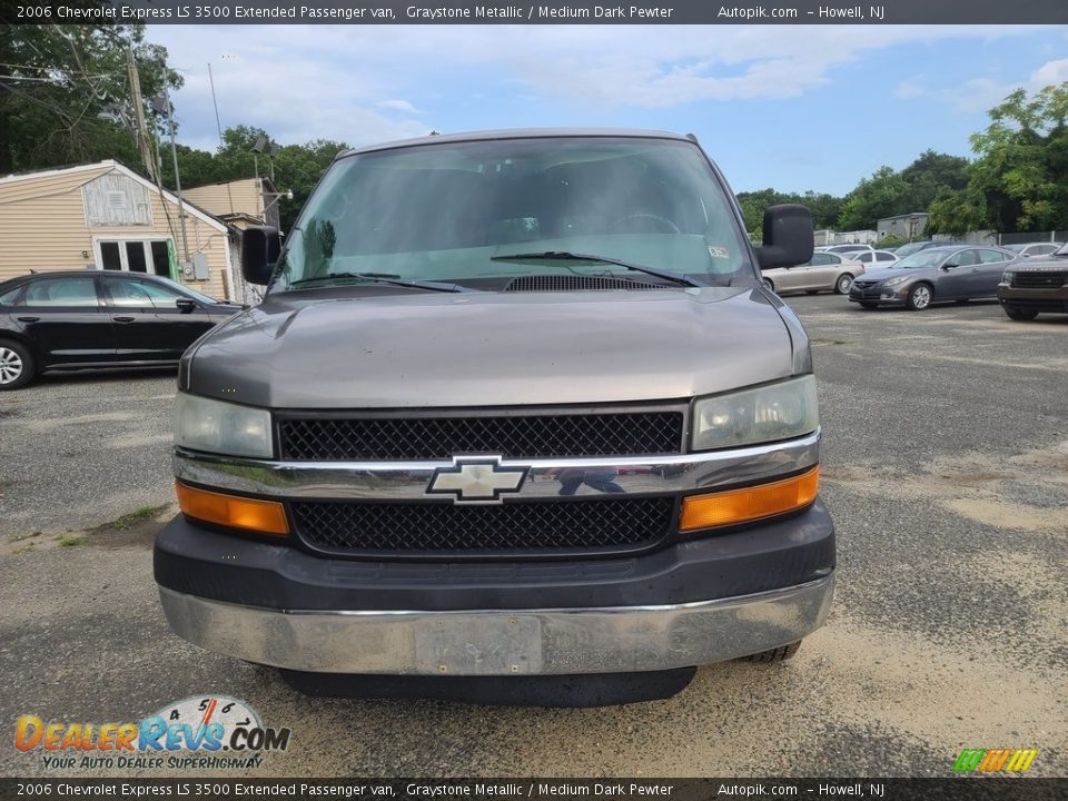 2006 Chevrolet Express LS 3500 Extended Passenger van Graystone Metallic / Medium Dark Pewter Photo #9