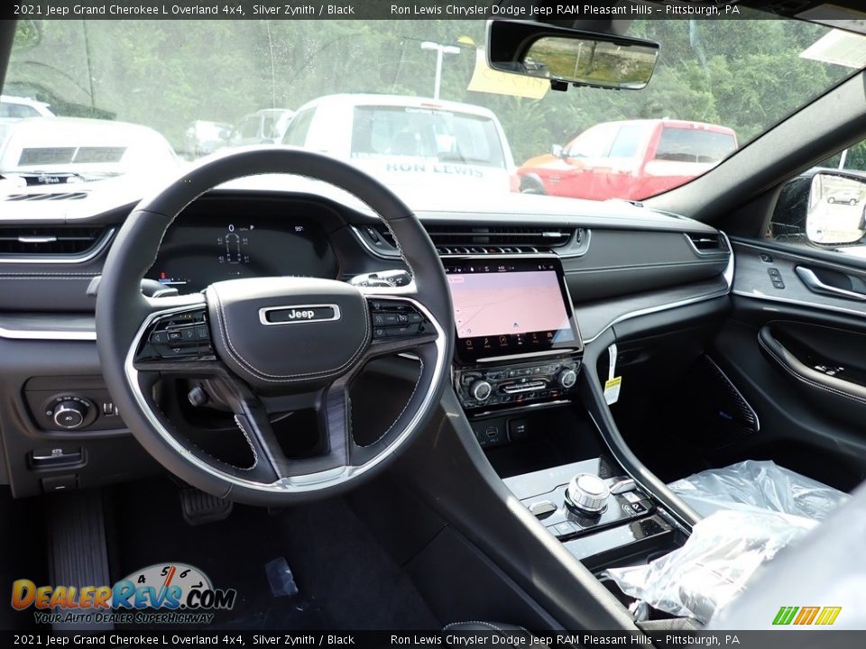 2021 Jeep Grand Cherokee L Overland 4x4 Silver Zynith / Black Photo #13