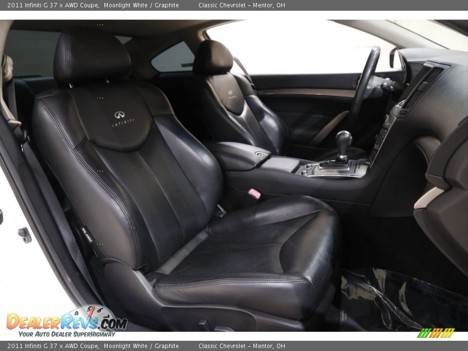 2011 Infiniti G 37 x AWD Coupe Moonlight White / Graphite Photo #13