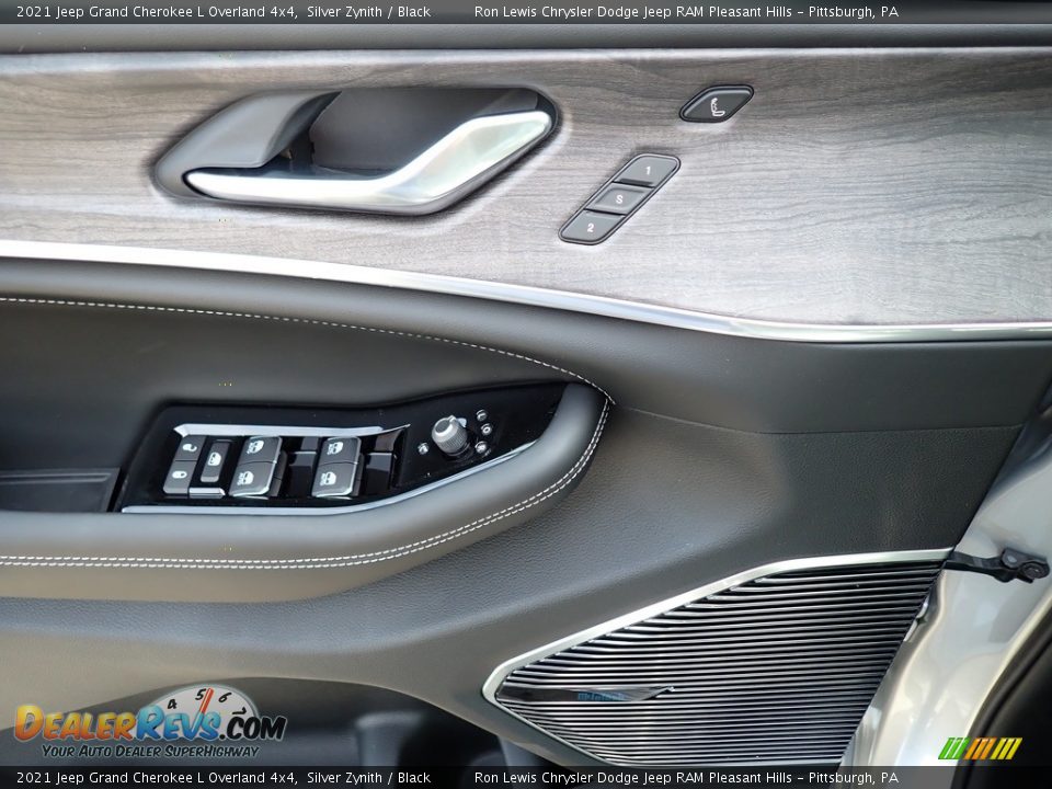 2021 Jeep Grand Cherokee L Overland 4x4 Silver Zynith / Black Photo #14