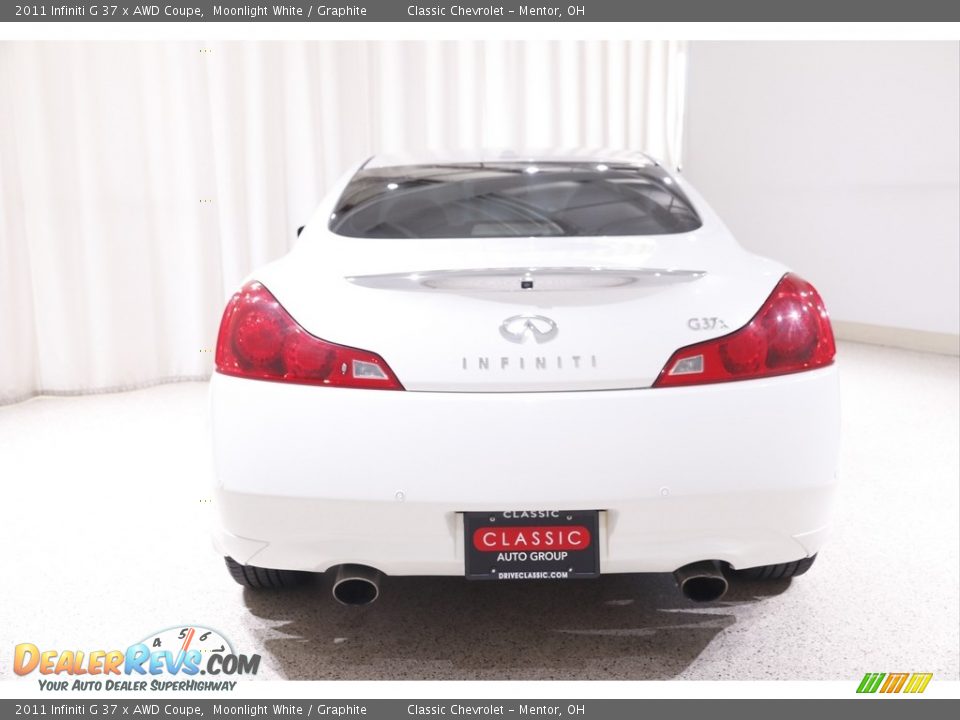 2011 Infiniti G 37 x AWD Coupe Moonlight White / Graphite Photo #16