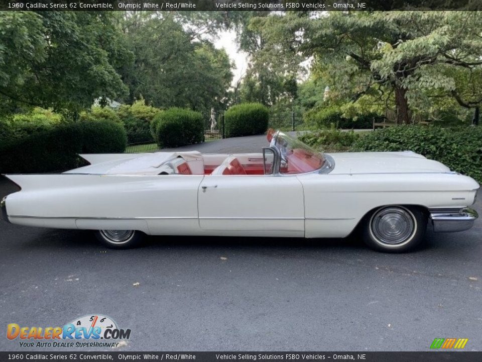 Olympic White 1960 Cadillac Series 62 Convertible Photo #10