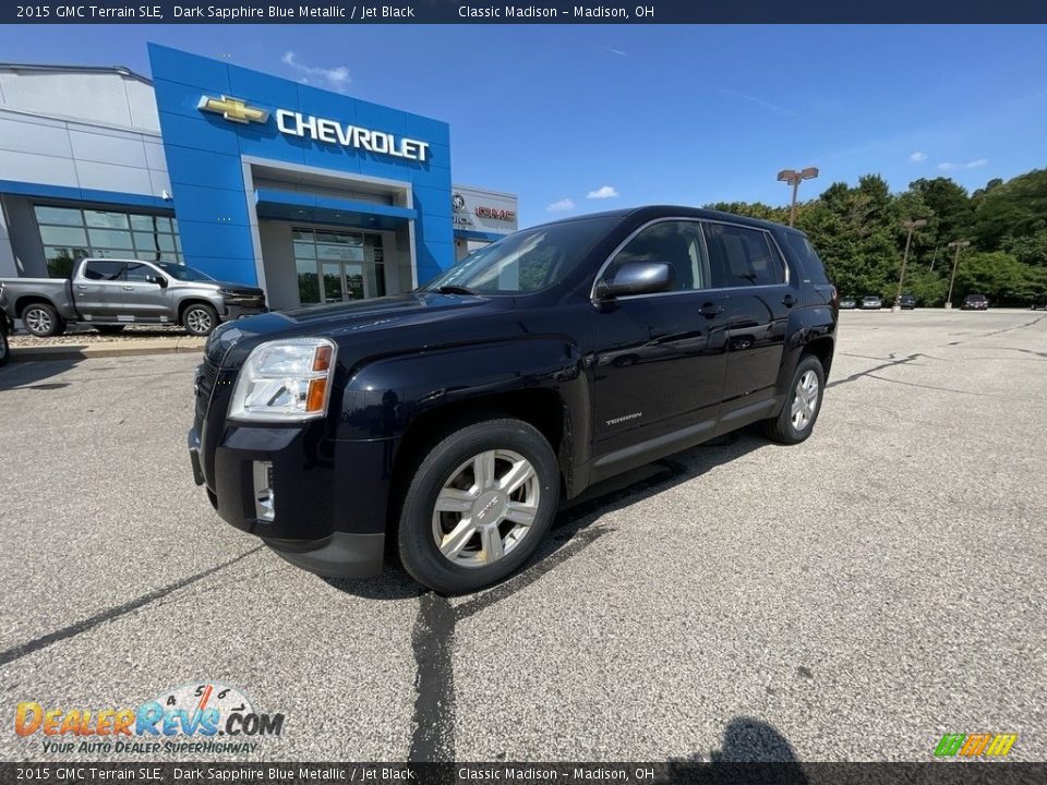 2015 GMC Terrain SLE Dark Sapphire Blue Metallic / Jet Black Photo #1