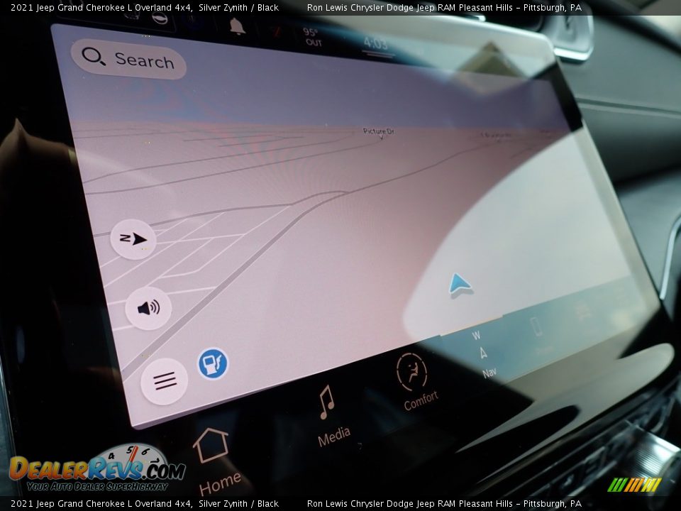 2021 Jeep Grand Cherokee L Overland 4x4 Silver Zynith / Black Photo #18