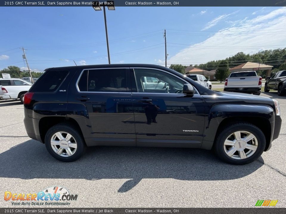 2015 GMC Terrain SLE Dark Sapphire Blue Metallic / Jet Black Photo #3
