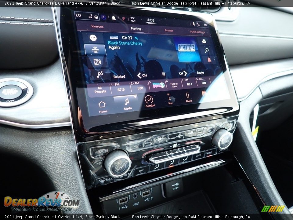 2021 Jeep Grand Cherokee L Overland 4x4 Silver Zynith / Black Photo #20