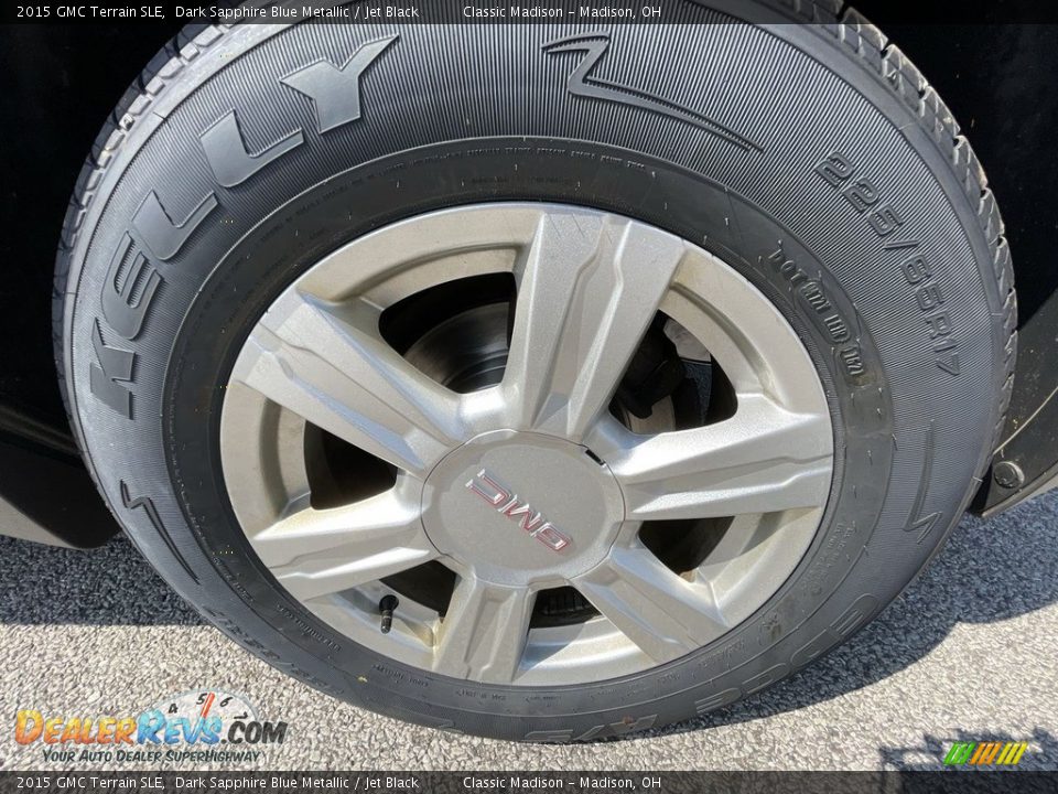 2015 GMC Terrain SLE Dark Sapphire Blue Metallic / Jet Black Photo #5