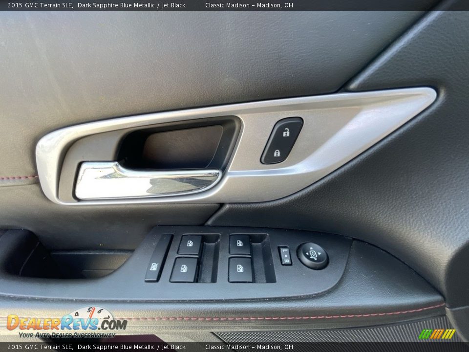 2015 GMC Terrain SLE Dark Sapphire Blue Metallic / Jet Black Photo #8