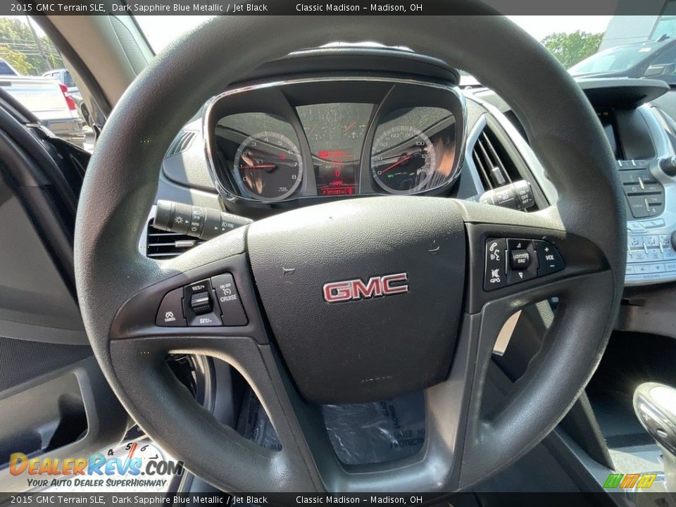 2015 GMC Terrain SLE Dark Sapphire Blue Metallic / Jet Black Photo #9