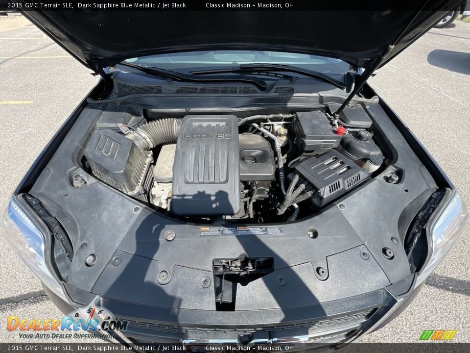 2015 GMC Terrain SLE Dark Sapphire Blue Metallic / Jet Black Photo #16