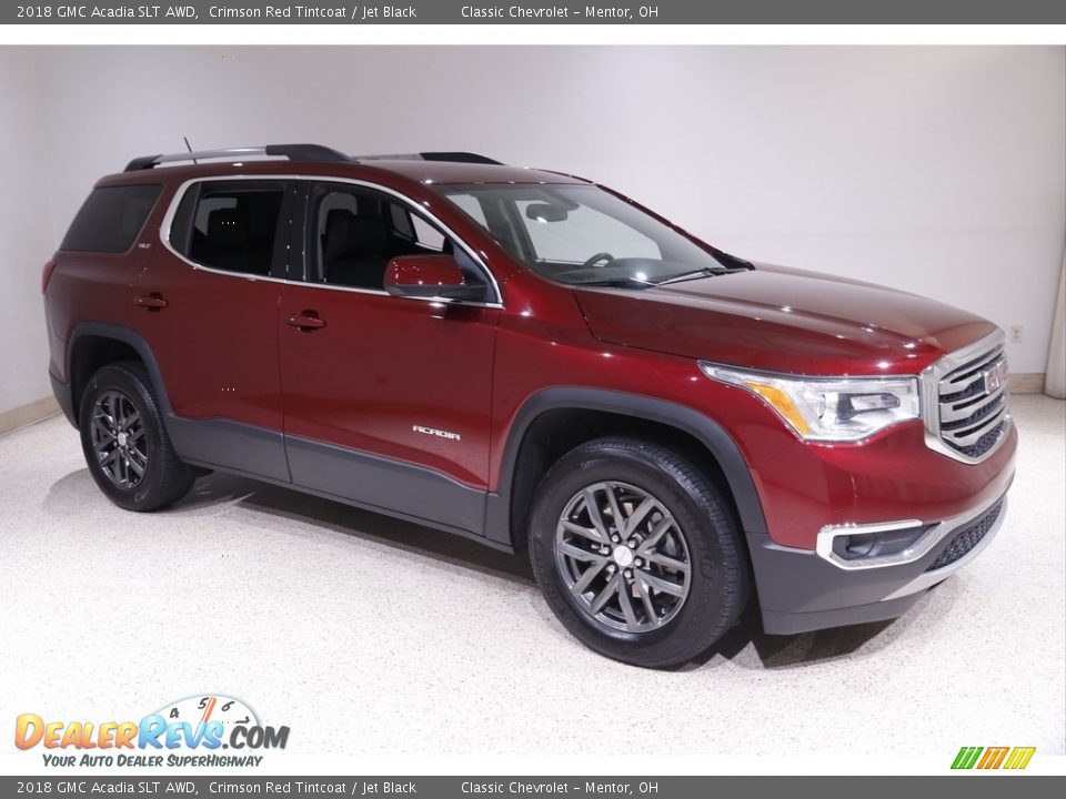 2018 GMC Acadia SLT AWD Crimson Red Tintcoat / Jet Black Photo #1