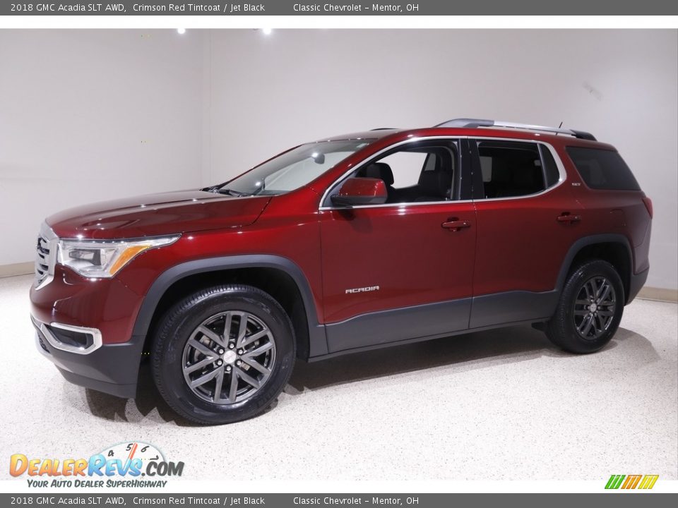 2018 GMC Acadia SLT AWD Crimson Red Tintcoat / Jet Black Photo #3