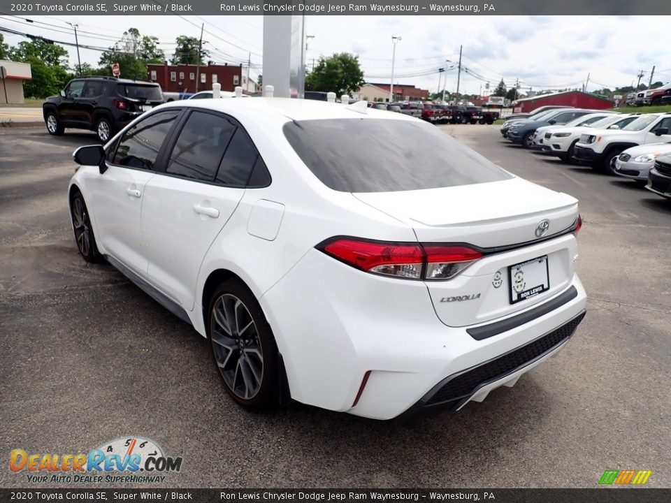 2020 Toyota Corolla SE Super White / Black Photo #3