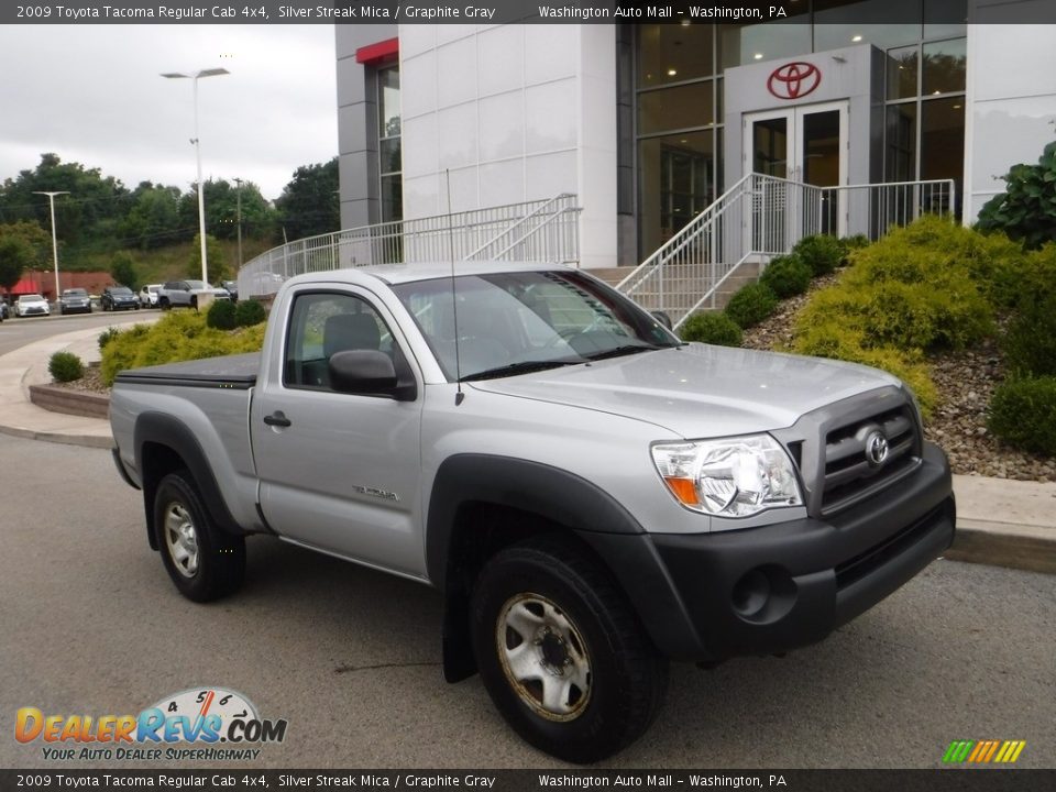 2009 Toyota Tacoma Regular Cab 4x4 Silver Streak Mica / Graphite Gray Photo #1