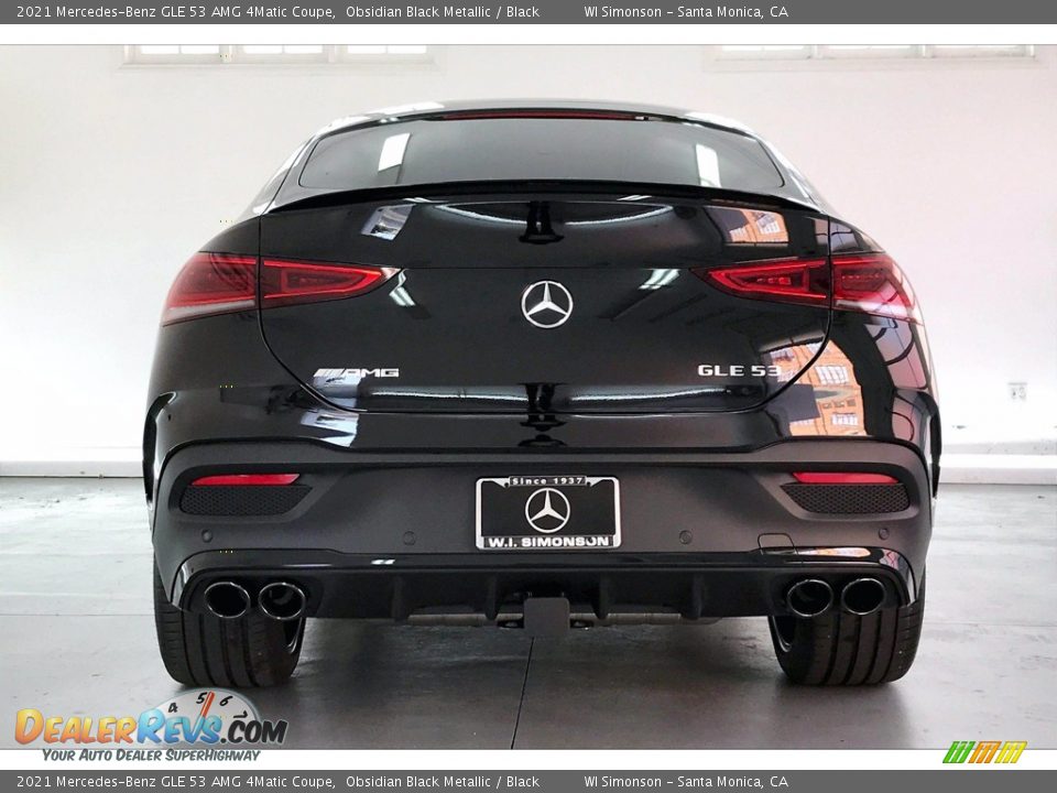 2021 Mercedes-Benz GLE 53 AMG 4Matic Coupe Obsidian Black Metallic / Black Photo #3