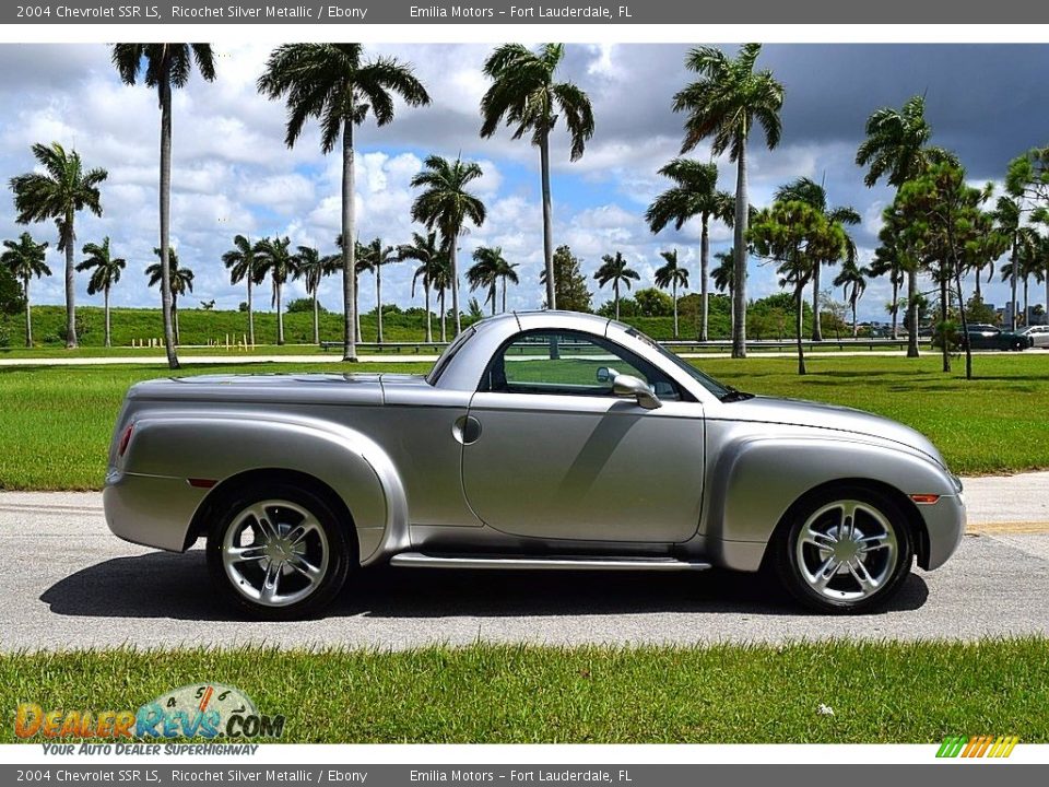 2004 Chevrolet SSR LS Ricochet Silver Metallic / Ebony Photo #6