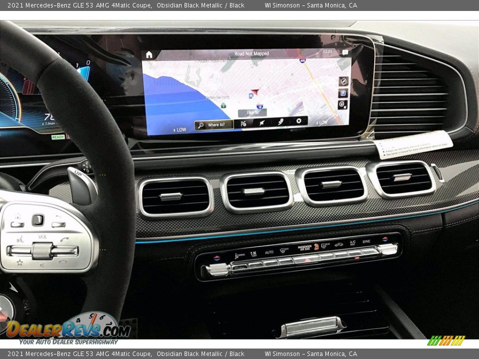 2021 Mercedes-Benz GLE 53 AMG 4Matic Coupe Obsidian Black Metallic / Black Photo #6