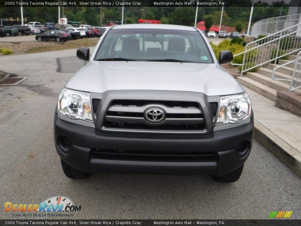 2009 Toyota Tacoma Regular Cab 4x4 Silver Streak Mica / Graphite Gray Photo #8