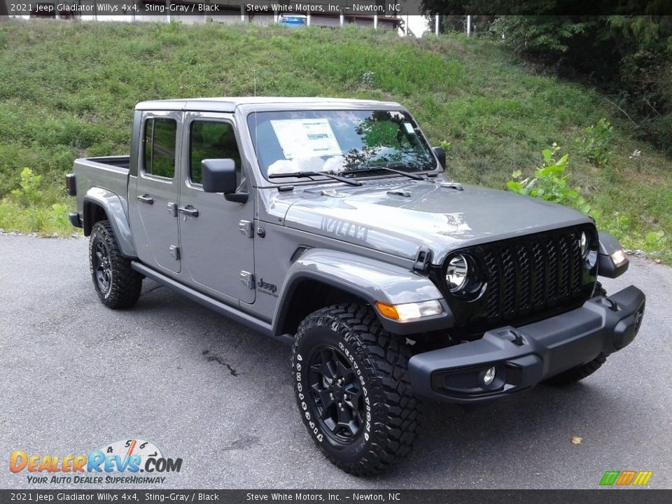 2021 Jeep Gladiator Willys 4x4 Sting-Gray / Black Photo #4