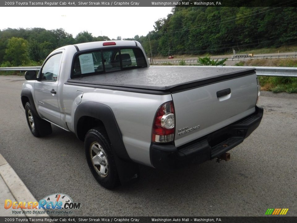 2009 Toyota Tacoma Regular Cab 4x4 Silver Streak Mica / Graphite Gray Photo #11