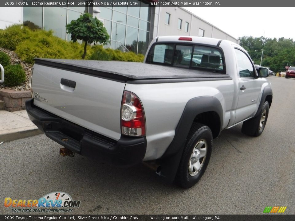 2009 Toyota Tacoma Regular Cab 4x4 Silver Streak Mica / Graphite Gray Photo #13