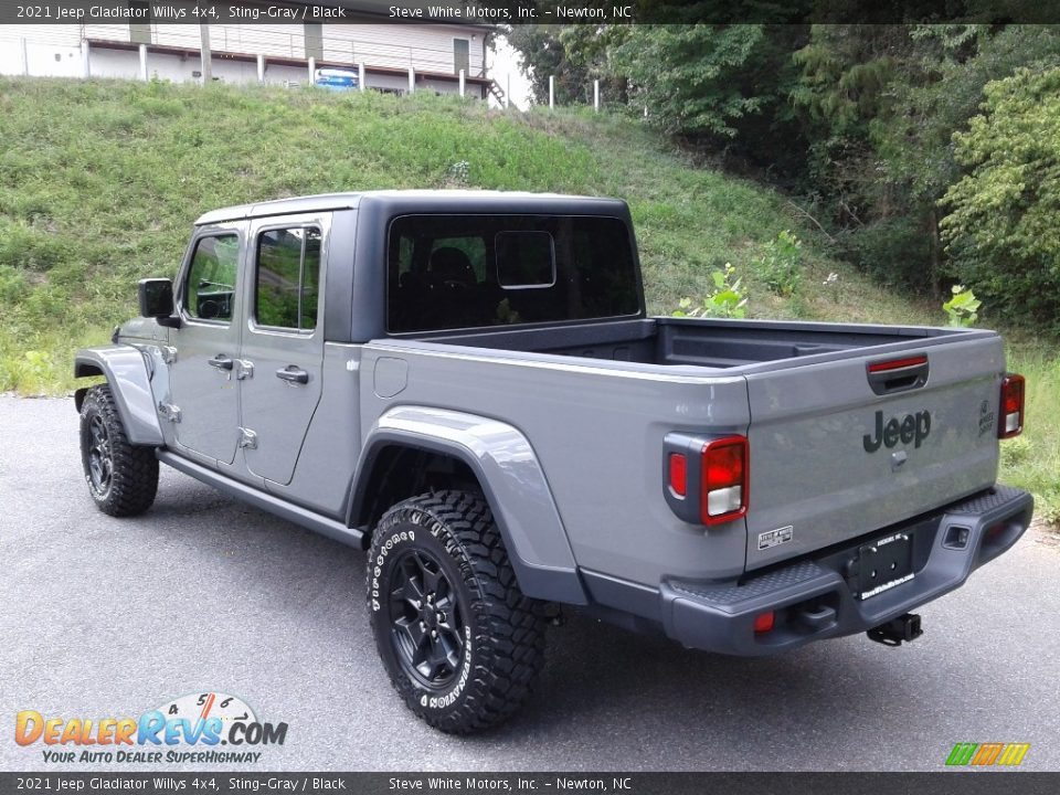 2021 Jeep Gladiator Willys 4x4 Sting-Gray / Black Photo #9