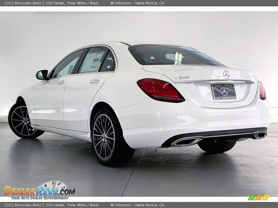 2021 Mercedes-Benz C 300 Sedan Polar White / Black Photo #2