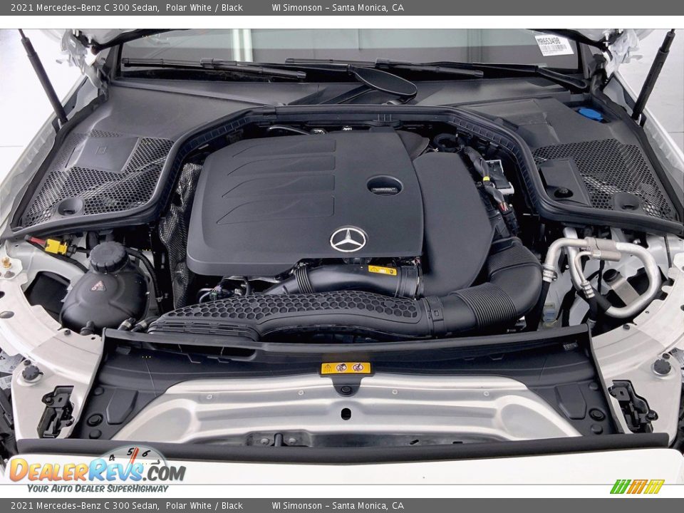 2021 Mercedes-Benz C 300 Sedan Polar White / Black Photo #9