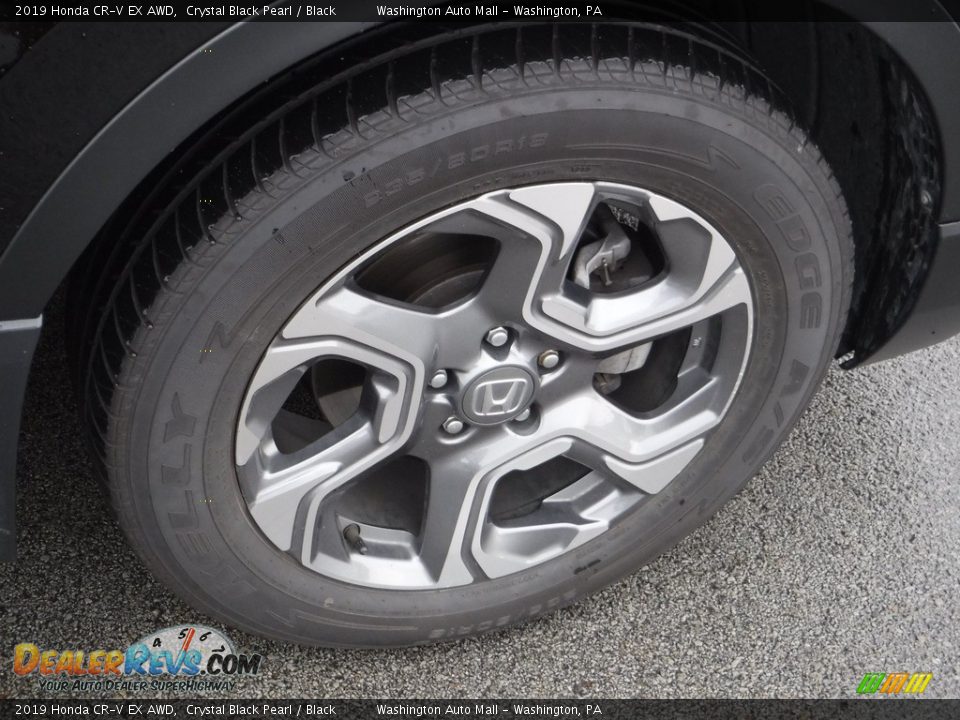2019 Honda CR-V EX AWD Crystal Black Pearl / Black Photo #3