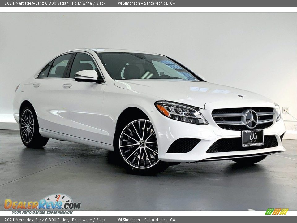 2021 Mercedes-Benz C 300 Sedan Polar White / Black Photo #12