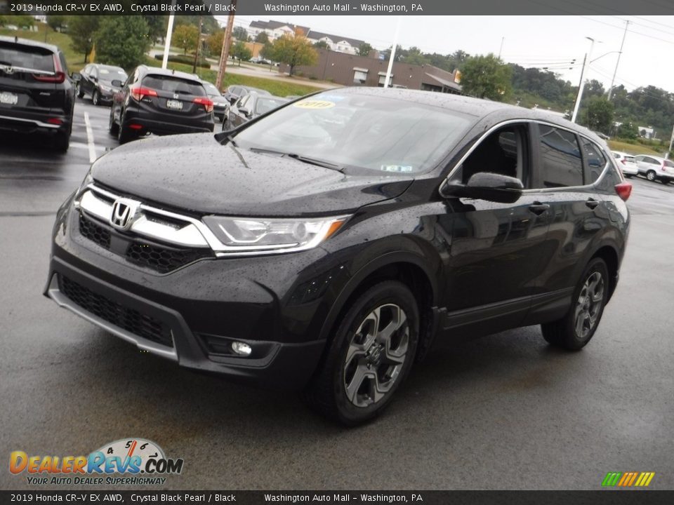 2019 Honda CR-V EX AWD Crystal Black Pearl / Black Photo #6