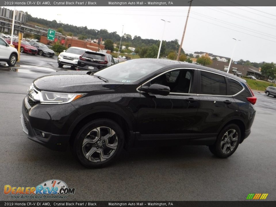 2019 Honda CR-V EX AWD Crystal Black Pearl / Black Photo #7