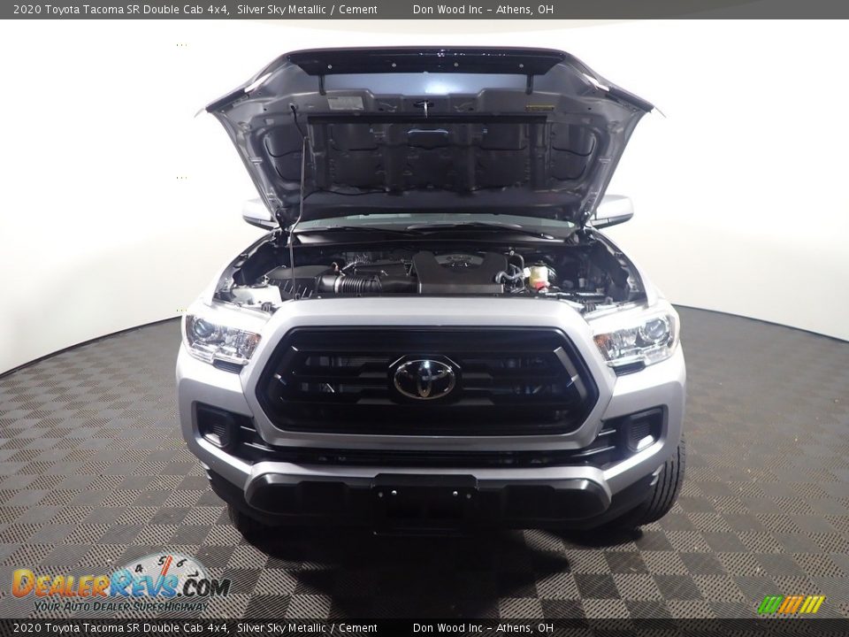2020 Toyota Tacoma SR Double Cab 4x4 Silver Sky Metallic / Cement Photo #6