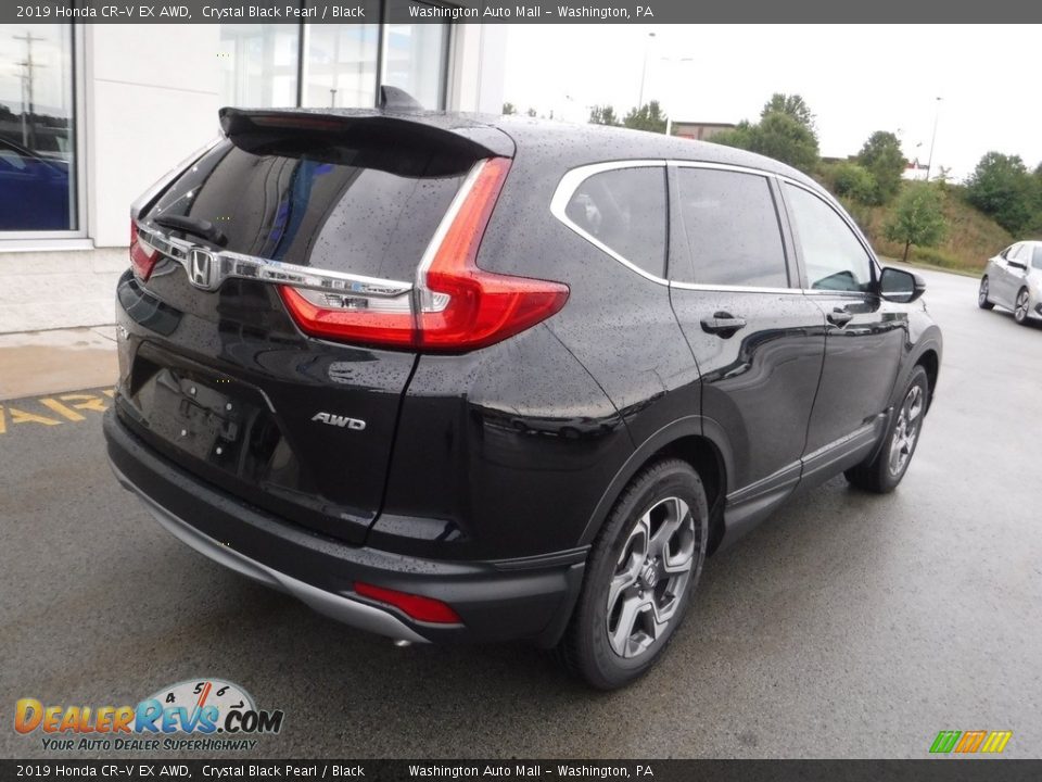 2019 Honda CR-V EX AWD Crystal Black Pearl / Black Photo #10