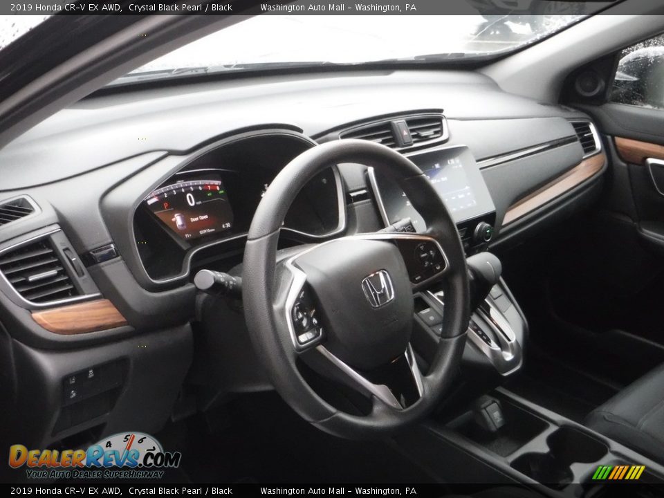 2019 Honda CR-V EX AWD Crystal Black Pearl / Black Photo #13