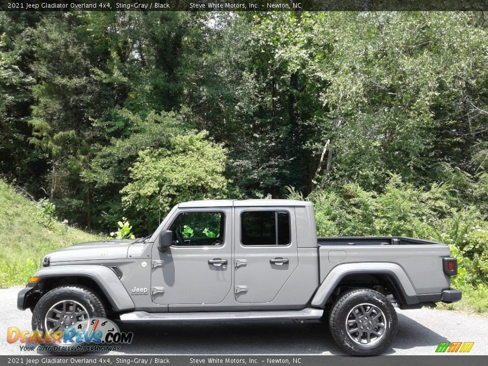 2021 Jeep Gladiator Overland 4x4 Sting-Gray / Black Photo #1