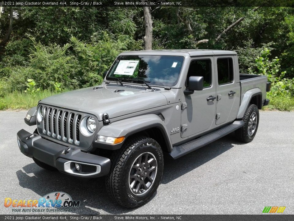 2021 Jeep Gladiator Overland 4x4 Sting-Gray / Black Photo #2